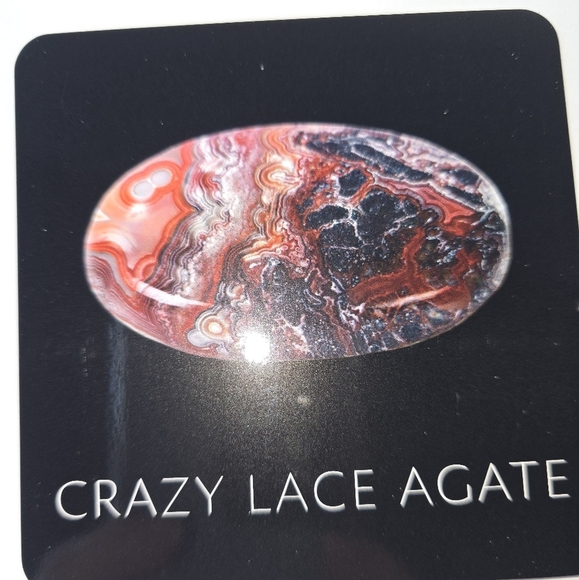 8mm Crazy Lace Agate Bracelet - Picture 2 of 8